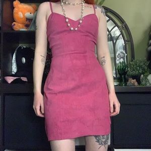 Vintage leather dress